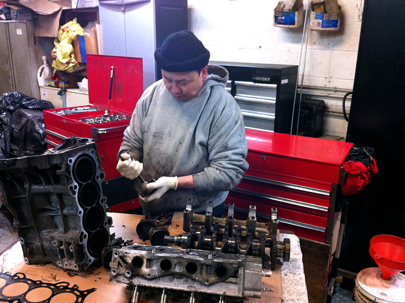 Engine Internal Parts Measuring, Inspection, and Reassembly 